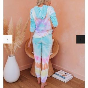 Utopia Tie Dye Sweatsuit - Vici Collection